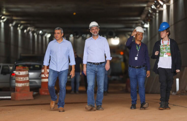 Órgãos de fiscalização de trânsito visitam Túnel de Taguatinga