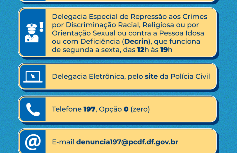 GDF facilita denúncias e reforça ações de combate à homotransfobia