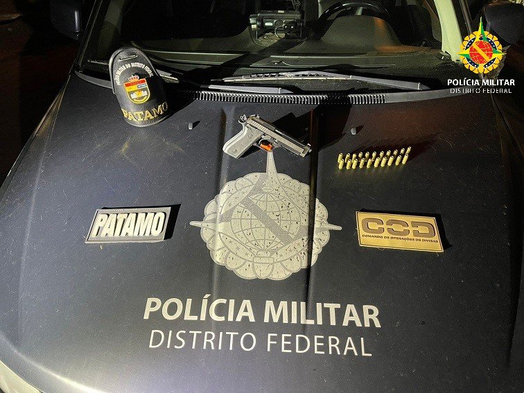 Arma de fogo é apreendida em Samambaia em operação conjunta entre PMDF e PMGO