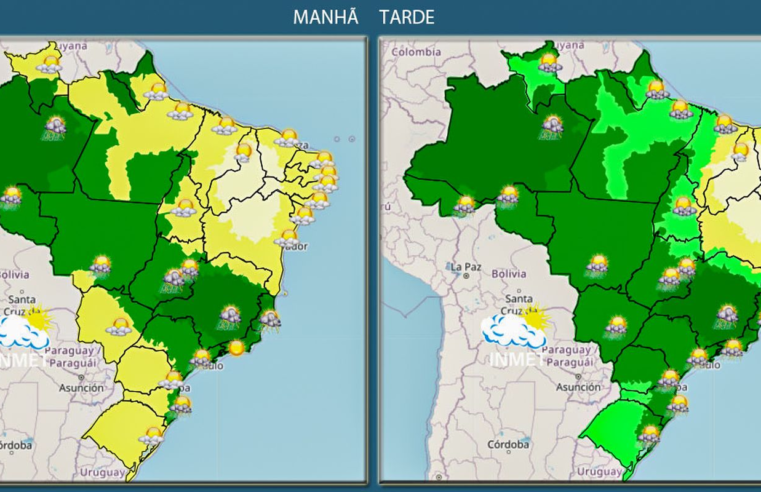 Noite de Natal pode ser chuvosa na maior parte do país