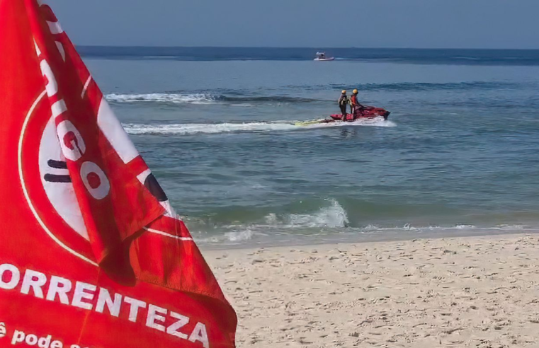 Aumenta número de resgates feitos por bombeiros nas praias do Rio
