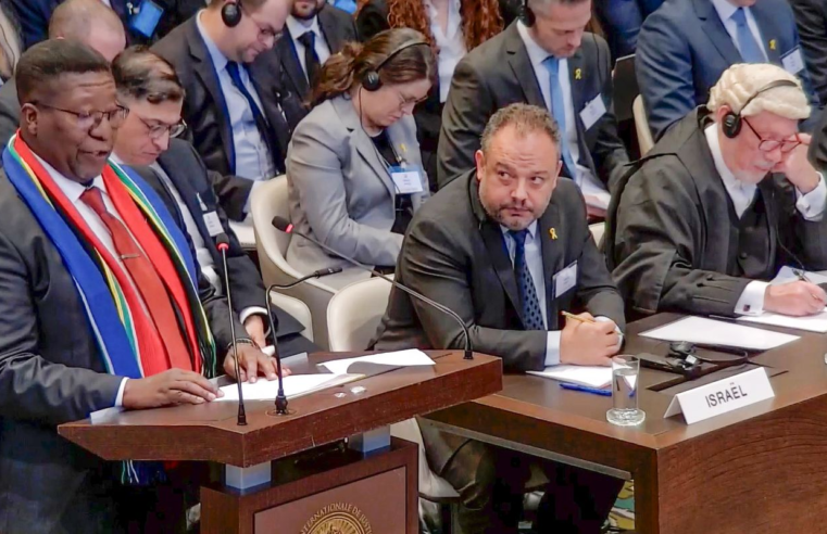 Em Haia, África do Sul diz que Israel promove colonização e genocídio 