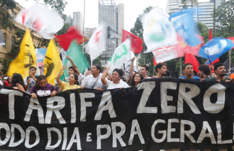 Passe Livre faz manifestação em São Paulo contra aumento da tarifa