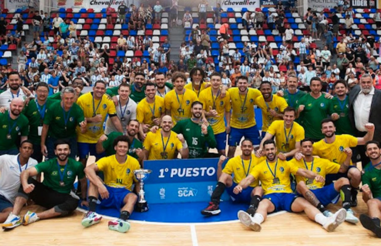 Brasil bate Argentina e conquista o Sul-Centro Americano de Handebol