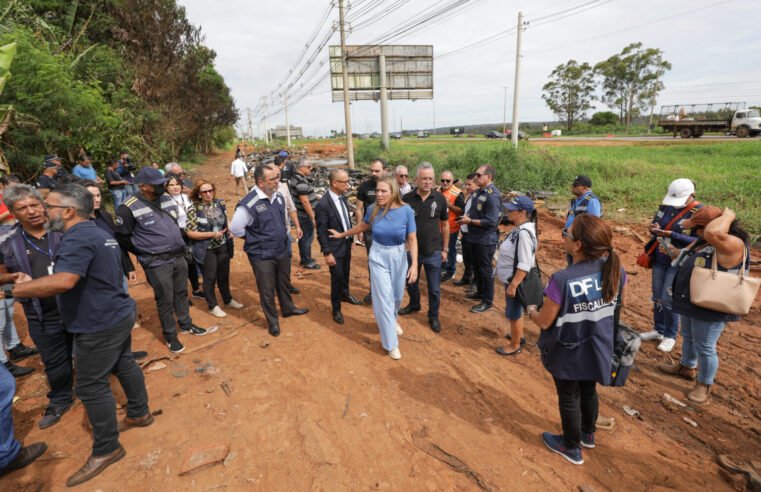 Força-tarefa retira carcaças e entulhos em Taguatinga