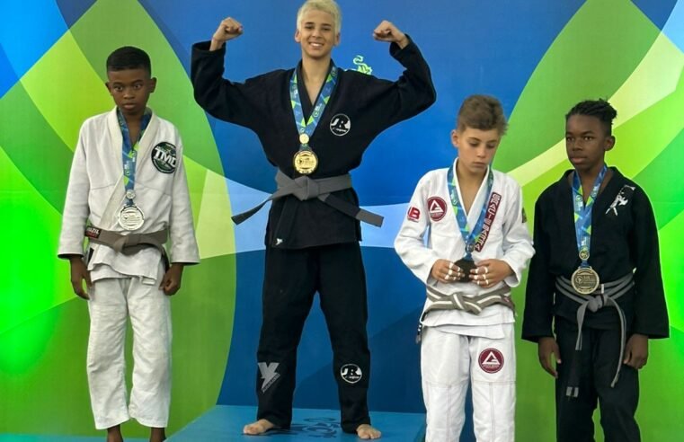 Jovem promessa do jiu-jitsu brasileiro, Arthur se prepara para defender seu título no Sul Americano Kids 2024