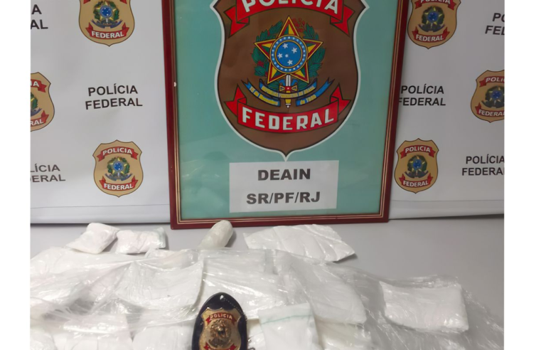 PF prende mulher por tráfico transnacional de drogas no Rio de Janeiro