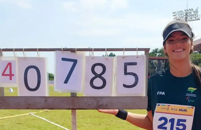 Wanna Brito bate recorde mundial de arremesso de peso paralímpico