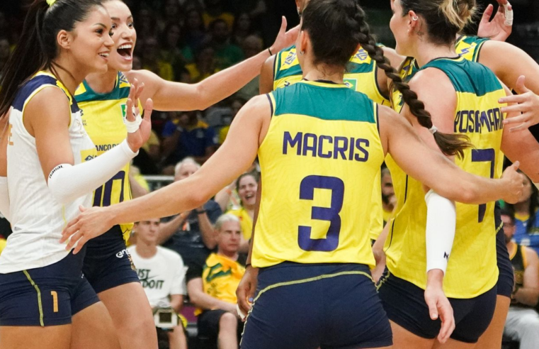Brasil derrota Canadá na estreia da Liga das Nações Feminina