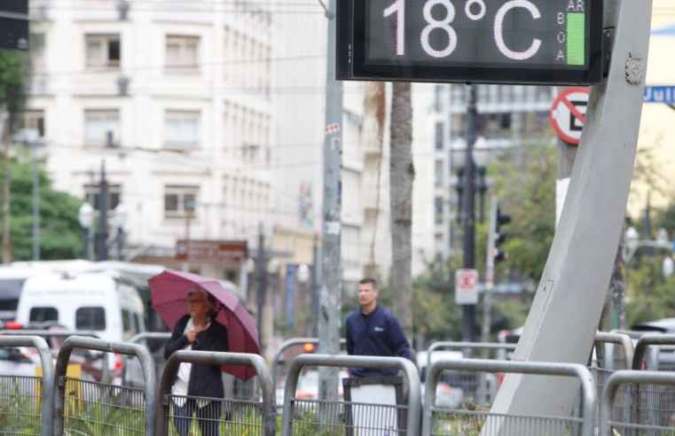 Ministério da Saúde alerta para baixas temperaturas