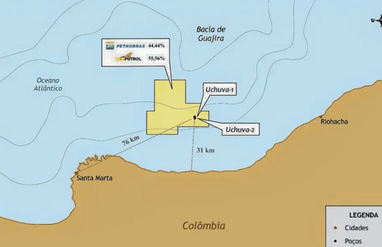 Petrobras descobre reservatório de gás na margem equatorial colombiana