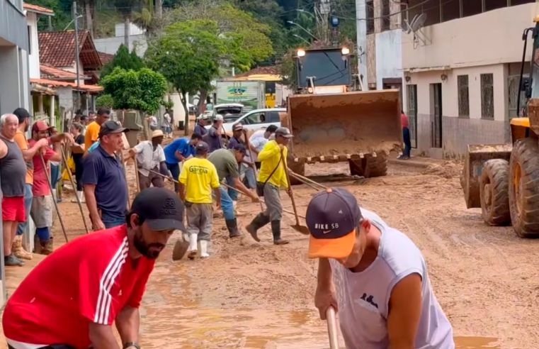 Fortes chuvas em Minas Gerais destroem 9 pontes em Dom Silvério