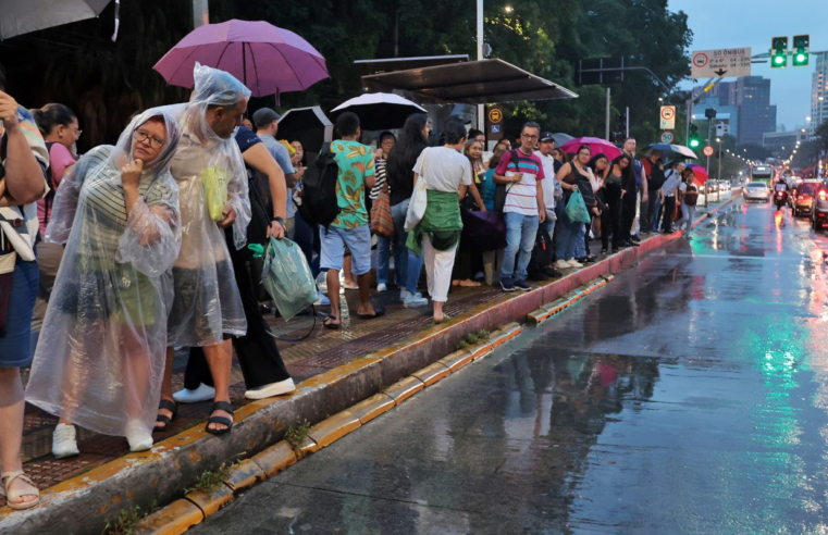 São Paulo tem alerta para chuvas fortes até o próximo domingo