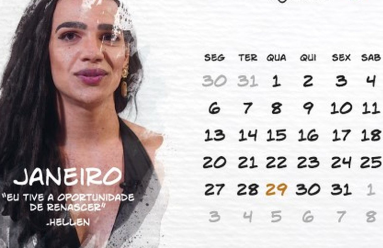 Associação LGBTQIA Casarão Brasil lança calendário trans 2025