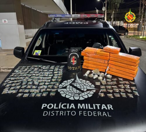 PMDF APREENDE MAIS DE R$ 260 MIL EM DROGAS E PRENDE TRÊS SUSPEITOS EM OPERAÇÃO DA ROTAM NA CEILÂNDIA