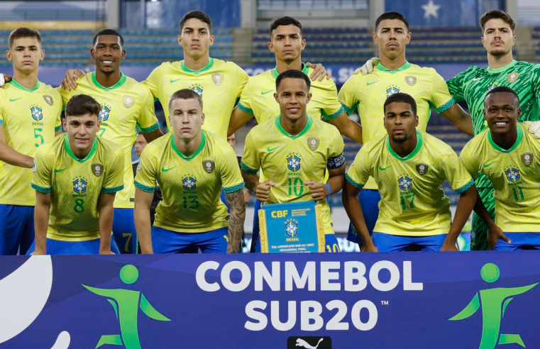 Brasil enfrenta a Colômbia mirando vaga para o Mundial Sub-20