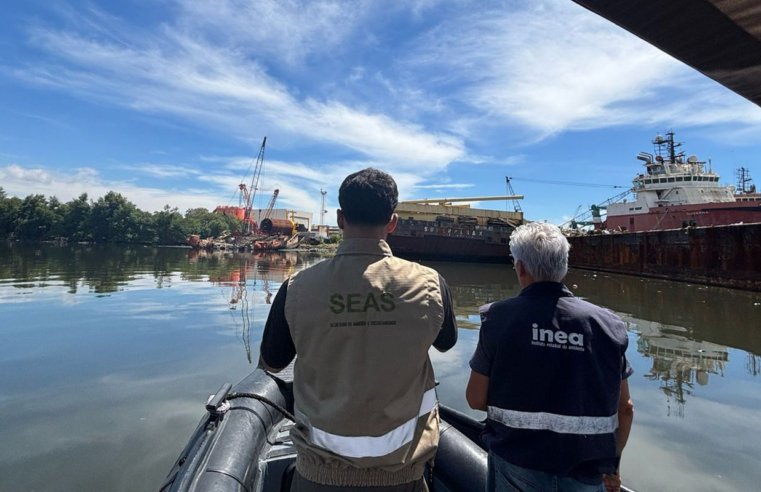 Rio interdita estaleiro que fazia desmanche ilegal de navios