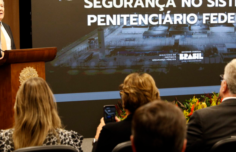 Ministro faz balanço sobre investimento em prisões de segurança máxima