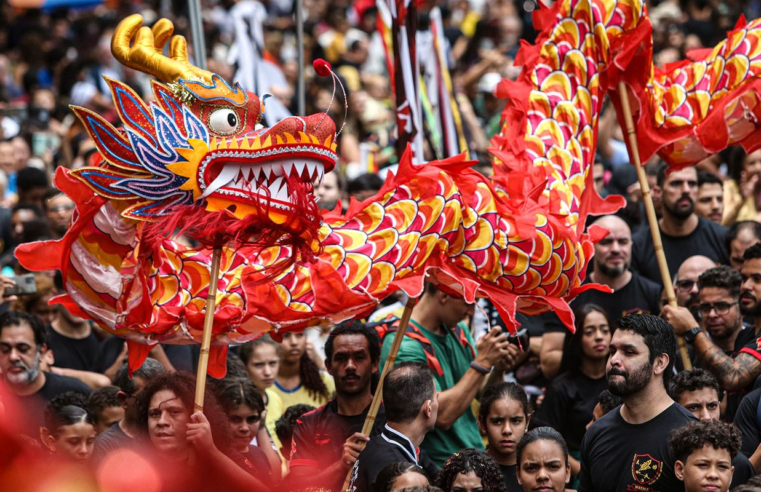 Ano Novo Chinês é comemorado em São Paulo pela vigésima vez