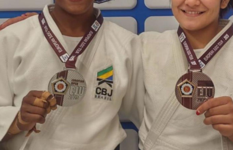 Judocas brasileiras fazem dobradinha no pódio do Open Europeu