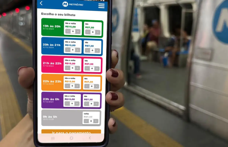 Passagem do metrô do Rio pode passar para R$ 7,90, a mais cara do país