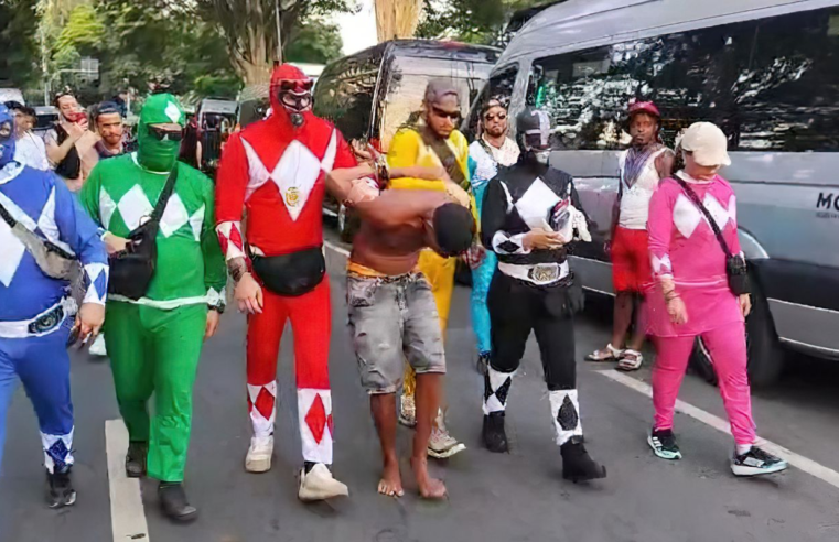 Policiais civis fantasiados prendem homem com celulares roubados em SP