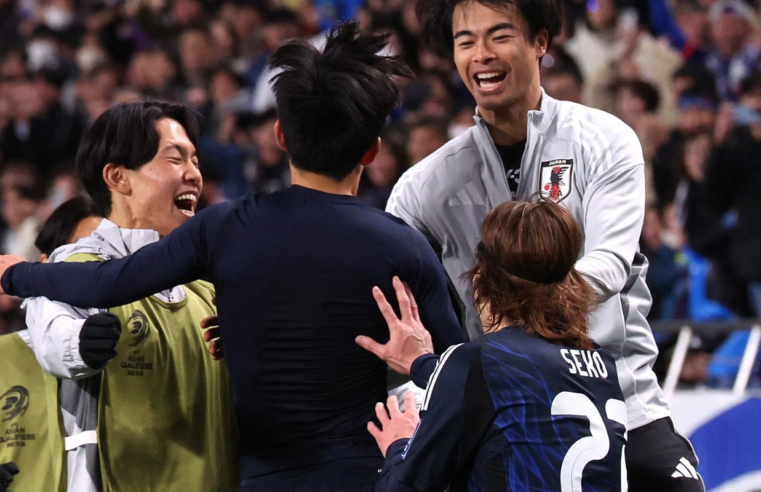 Japão é 1º classificado para Copa do Mundo 2026 após 2 a 0 no Bahrein