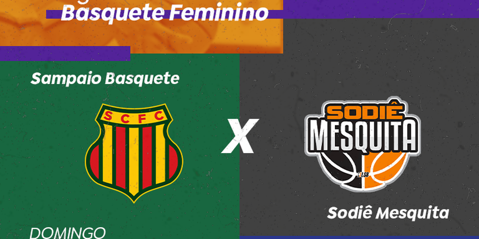 Basquete feminino: TV Brasil transmite Sampaio x Sodiê Mesquita