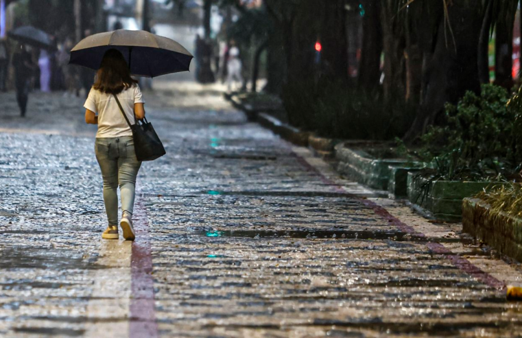 Defesa Civil envia alerta severo de chuva para a capital paulista