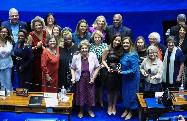 Senado premia 19 mulheres que defendem direitos e igualdade de gênero
