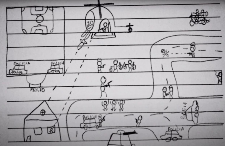 Documentário traz visão de crianças sobre violência policial em favela