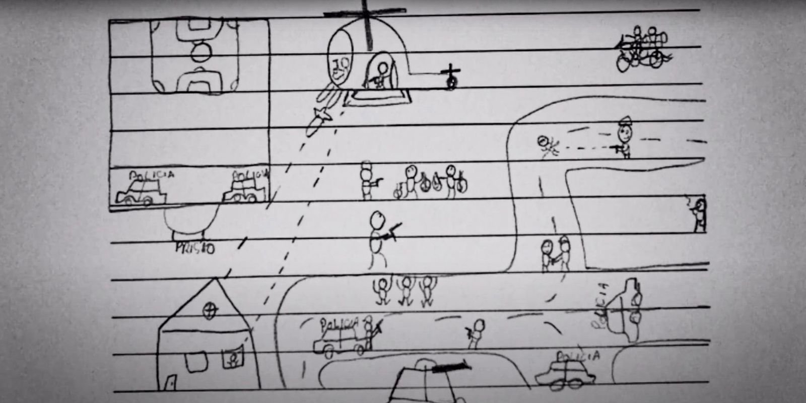 Documentário traz visão de crianças sobre violência policial em favela