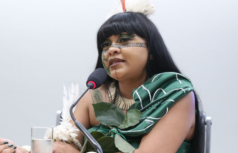 Célia Xakriabá pede que PF investigue violência em marcha indígena