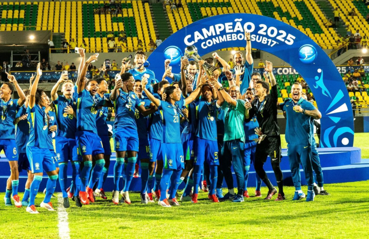 Brasil conquista título do Campeonato Sul-Americano Sub-17