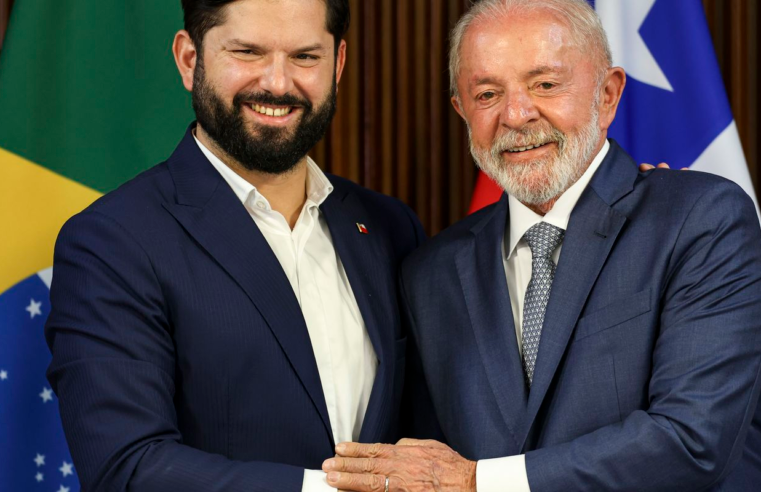 Lula recebe Boric e defende integração sul-americana