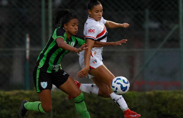 América-MG supera São Paulo por 3 a 1 no Brasileirão Feminino