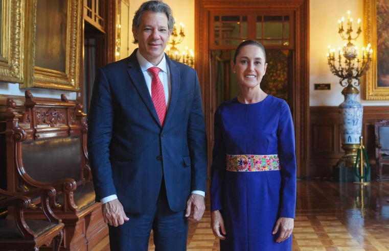Haddad conversa com presidenta do México sobre relações econômicas