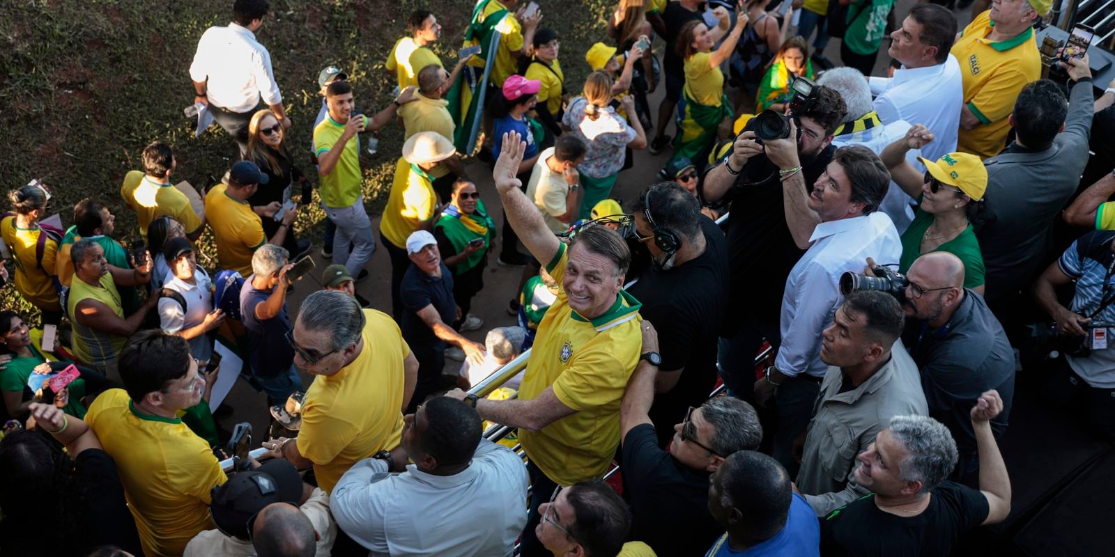 Manifestação em Brasília pede anistia a golpistas