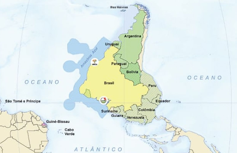 IBGE lança mapa-múndi invertido, com o Sul no topo