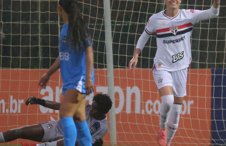 São Paulo goleia para assumir 3ª colocação do Brasileiro Feminino