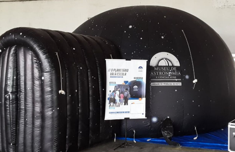 Museu e bibliotecas levarão planetário móvel a comunidades do Rio