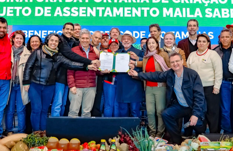 Lula cria assentamento da reforma agrária no Paraná