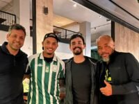 📸 Felipe Clemente ao lado de Luís Felipe, Zuza Falcão e Luis Carlos Souza: