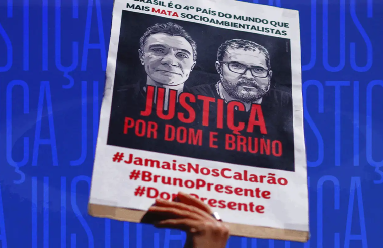 União dos Povos Indígenas do Javari homenageia Bruno e Dom Phillips
