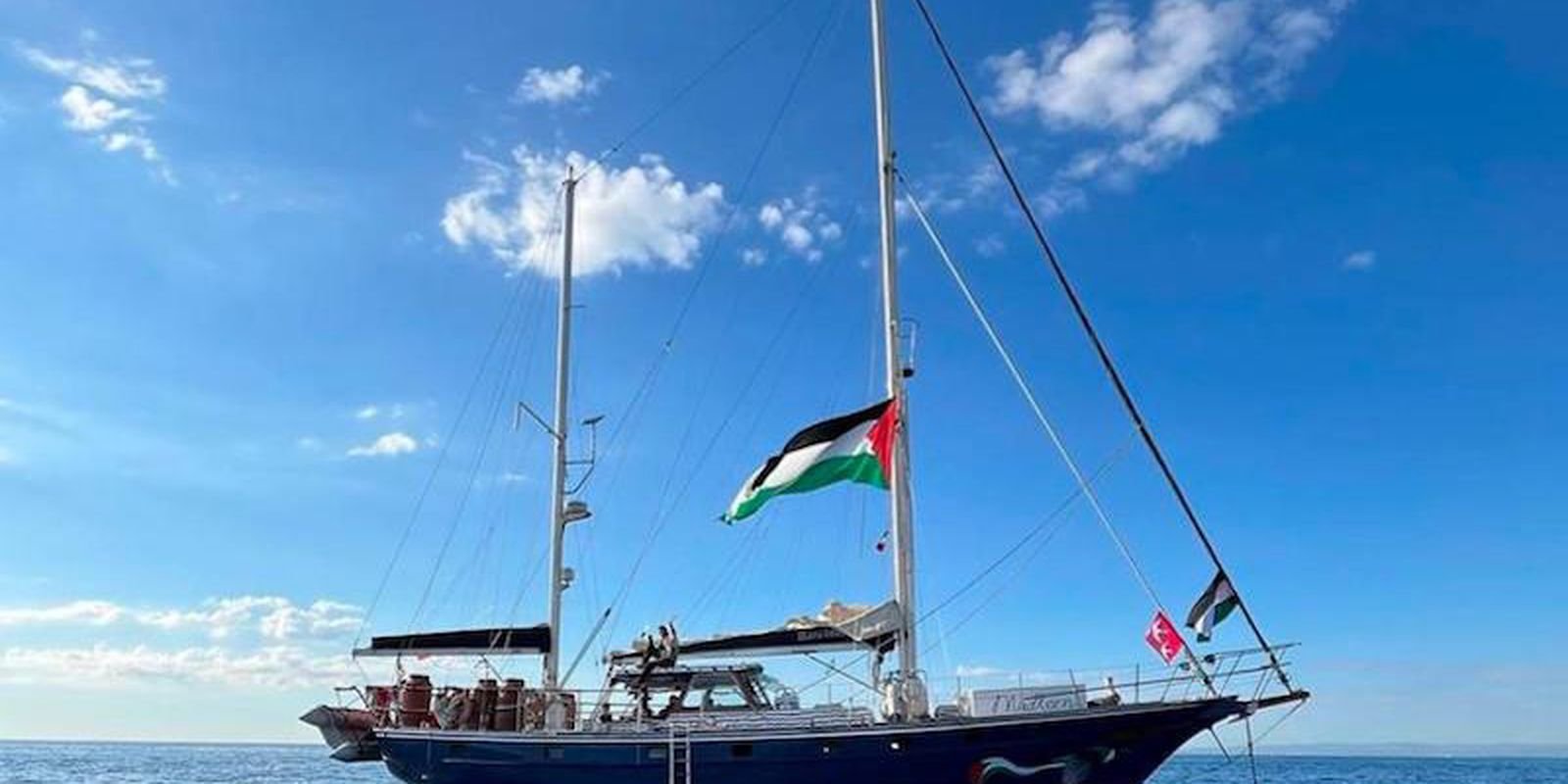 Barco com ativistas está a 48 horas de Gaza com ajuda humanitária