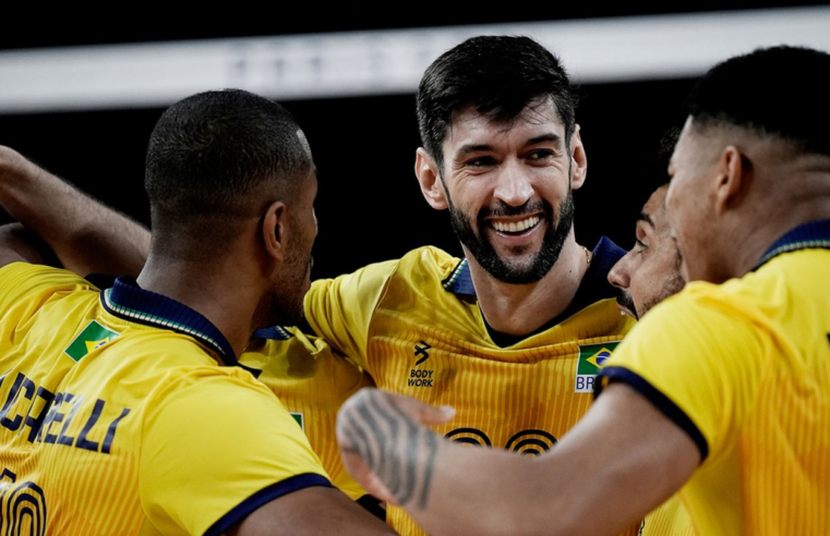 Vôlei: renovada, seleção masculina estreia 4ª feira na Liga das Nações
