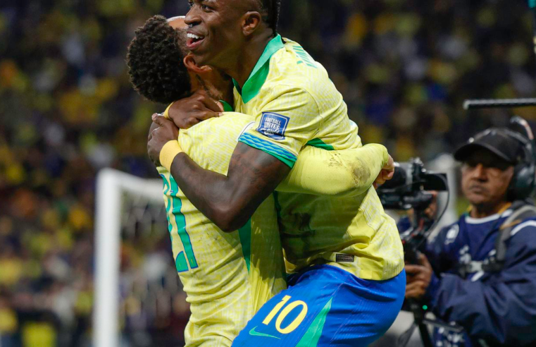 Brasil vence primeira com Ancelotti e se classifica para Copa do Mundo
