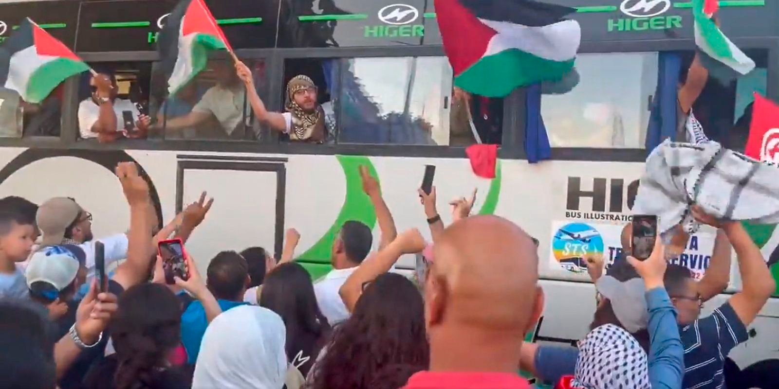 Israel pede que Egito detenha marcha a Gaza e 200 são deportados