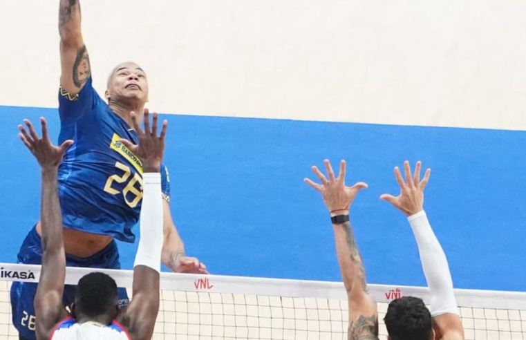 Brasil luta muito, mas é derrotado por Cuba na Liga das Nações