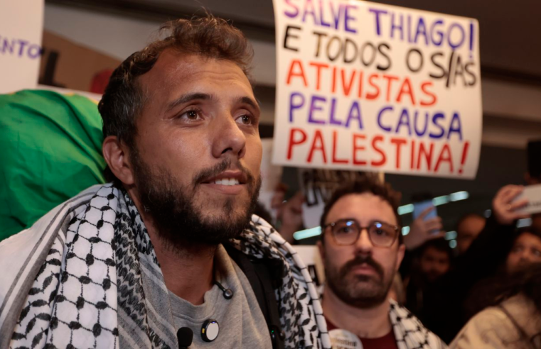 Ativistas preparam "missão maior" à Faixa de Gaza, diz Thiago Ávila